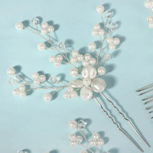 Hair Combs Headpiece Imitation Pearl Alloy Wedding Cocktail Elegant Luxury With Faux Pearl Pure Color Headpiece Headwear