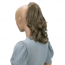 Hairpiece Ponytail Extensions Voluminous Wavy Blond Mix H136