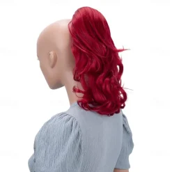 Hairpiece Ponytail Extensions Voluminous Wavy Blond Mix H136