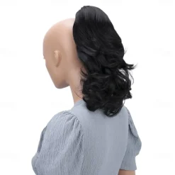 Hairpiece Ponytail Extensions Voluminous Wavy Blond Mix H136