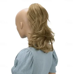 Hairpiece Ponytail Extensions Voluminous Wavy Blond Mix H136