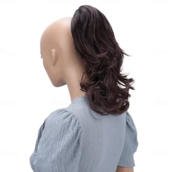 Hairpiece Ponytail Extensions Voluminous Wavy Blond Mix H136