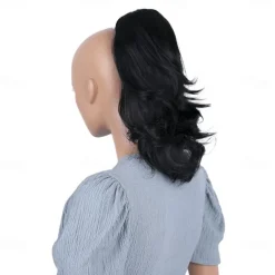 Hairpiece Ponytail Extensions Voluminous Wavy Blond Mix H136