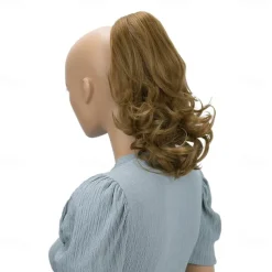 Hairpiece Ponytail Extensions Voluminous Wavy Blond Mix H136