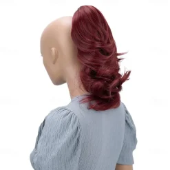 Hairpiece Ponytail Extensions Voluminous Wavy Blond Mix H136