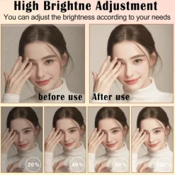 Half Moon Light for Nail Desk, 21.5In/29.5In 39W Nail Arch Lamp with Wire Controller/Remote, 3 Color Modes Nails Tech Lights, Bright Lamps, for Eyebrows/Manicure Led Light