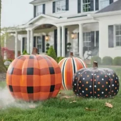 Halloween Pumpkin Balloon Decoration Party Decoration Large Inflatable Pumpkin Balloon Halloween For Home Garden Outdoor Lawn Yard Horror Props Kids