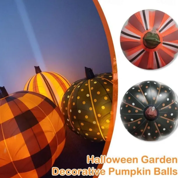Halloween Pumpkin Balloon Decoration Party Decoration Large Inflatable Pumpkin Balloon Halloween For Home Garden Outdoor Lawn Yard Horror Props Kids