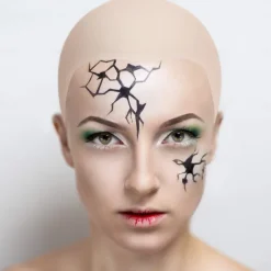 Halloween Bald Caps Makeup Bald Head Funny Costume Kid's Adults' Men's Women's Boys' Halloween Carnival Easy Halloween Costumes Dress Up
