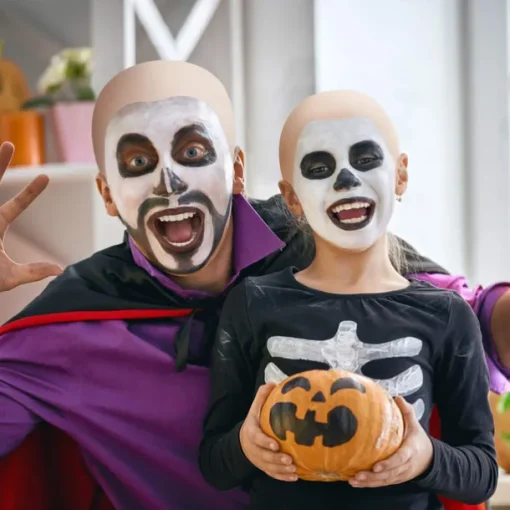Halloween Bald Caps Makeup Bald Head Funny Costume Kid's Adults' Men's Women's Boys' Halloween Carnival Easy Halloween Costumes Dress Up