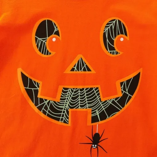 Halloween Boys 3D Graphic Spider Tee Long Sleeve Spring Fall Fashion Basic Polyester Little Kids(4-7ys) 4-7 Years Crew Neck Outdoor Casual Daily Regular Fit