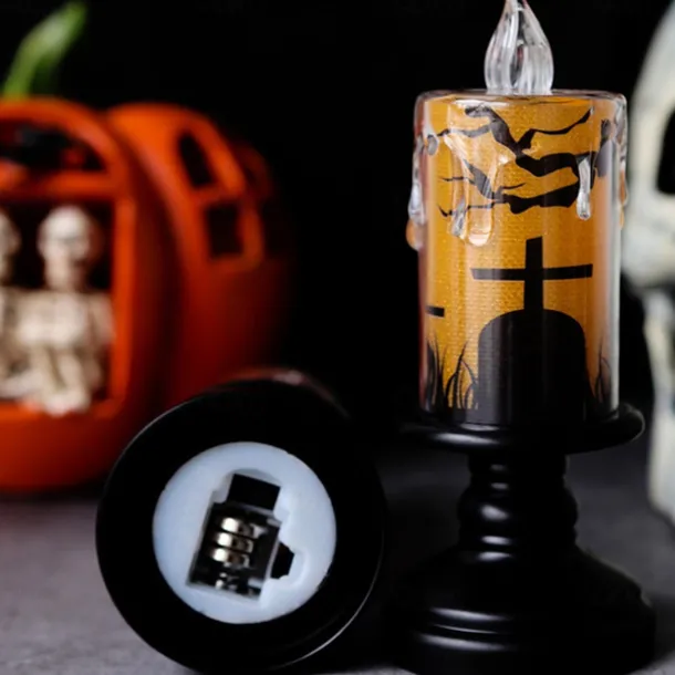 Halloween Candle Lantern New Cross border Ghost Festival Decorative Ornaments Pumpkin Candle Table Lantern Atmosphere Arrangement Props Small Night Lantern