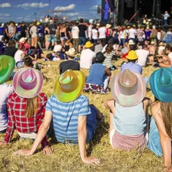 Halloween Christmas EL Wire Light Up Sequin Jazz Hat Adult Neon LED Luminous Festival Party Dress Up Cap For Men and Women