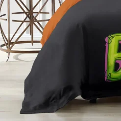 Halloween Collection Duvet Cover Set Jack O Lantern Pumpkin 3 Piece Set Super Soft Skin-friendly Long-lasting