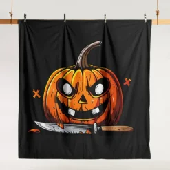 Halloween Collection Duvet Cover Set Jack O Lantern Pumpkin 3 Piece Set Super Soft Skin-friendly Long-lasting