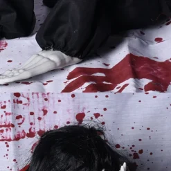 Halloween Creepy Ghost Doll,Trembling Crying Ghost Doll with Voice Control Halloween Prop for Halloween Party Decorations