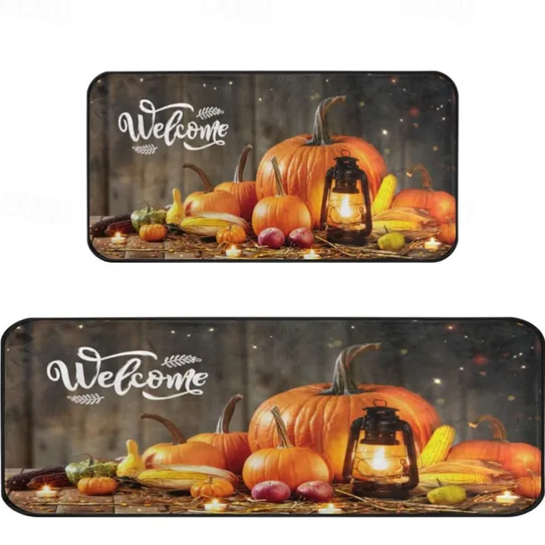 Halloween Decorations Kitchen Rug Area Rug Mat Non-Slip Oil Proof Floor Mat Livingroom Rug Indoor Outdoor Mat Bedroom Decor Bathroom Mat Entrance Rug Door Mat