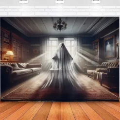 Halloween Decorations Zombie Bride Hanging Tapestry Wall Art Large Tapestry Mural Decor Photograph Backdrop Blanket Curtain Home Bedroom Living Room Decoration Ghost Pumpkin Witch