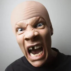 Halloween Fake Scalp Simulation Scalp Wig Role Play Monk Bald Cosplay Masquerade Props
