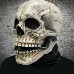 Halloween Full Head Skull Mask Skeleton Mask Halloween Costume Horror Evil Call Of Duty Mask Helmet With Movable Jaw Helmet