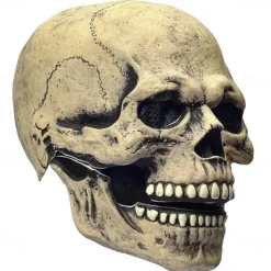 Halloween Full Head Skull Mask Skeleton Mask Halloween Costume Horror Evil Call Of Duty Mask Helmet With Movable Jaw Helmet