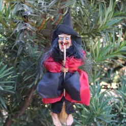 Halloween Ghost Festival Witch Figurine Hanging Doll DIY Decor Pendant Party Haunted House Props Ornament Garden Bar Decor