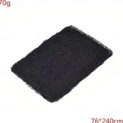 Halloween Ghost Festival Halloween Decoration Gauze Black Gauze Blood Fingerprints Atmosphere Layout Tattered Cloth Secret Room Horror Gauze