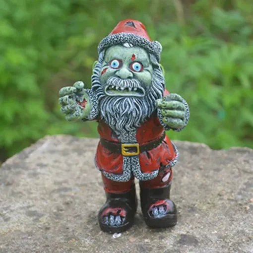 Halloween Ghost Festival Zombie Gnome Bust Statue Resin Handicraft Ornaments Garden Courtyard Decoration