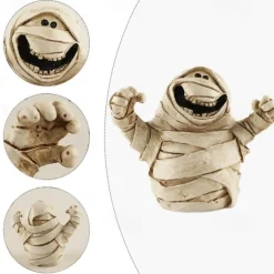 Halloween Ghost Pumpkin Ornament Micro Landscape Ornament Desktop Resin Small Ornament