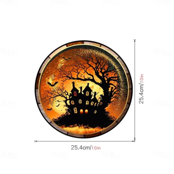 Halloween Glass Stickers Decoration Window Stickers Festive Atmosphere Party Decoration Wall Stickers