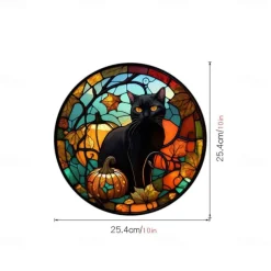 Halloween Glass Stickers Decoration Window Stickers Festive Atmosphere Party Decoration Wall Stickers