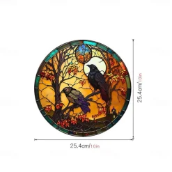 Halloween Glass Stickers Decoration Window Stickers Festive Atmosphere Party Decoration Wall Stickers