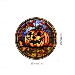 Halloween Glass Stickers Decoration Window Stickers Festive Atmosphere Party Decoration Wall Stickers