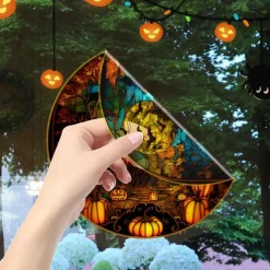 Halloween Glass Stickers Decoration Window Stickers Festive Atmosphere Party Decoration Wall Stickers