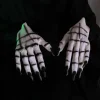 Halloween Gloves Long Ghost Claw Dress up Gloves Fashion Long Nail Role Play Theme Party Funny Witch Gloves Halloween Props Makeup Ball Party Supplies Party Dress up Horror Women's White Ghost Gloves