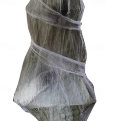 Halloween Hanging Ornament - 6 ft Foam Skeleton in Spider Web - Halloween Decorations Outdoor Yard Party Door Haunted House