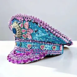 Halloween Hat Party Celebrity Carnival Costume Shiny Adults' Women's Halloween Carnival Performance Party Easy Halloween Costumes Dress Up