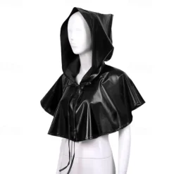 Halloween Hooded Cape Visor Cap Pride Glamorous Metallic Adults' Unisex Halloween Carnival Clubwear Pride Parade Pride Month Easy Halloween Costumes Dress Up