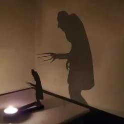 Halloween Horror Nosferatu Candle Holder, Nosferatu Candle ShadowHorror Metal Decoration, Tealight Shadow Caster (Only Holder,Excluding Candles)