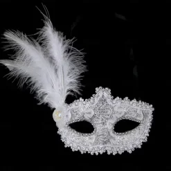 Halloween Mask Halloween Props Carnival Mask Half Face Adults' Women's Carnival Mardi Gras Performance Party Masquerade Easy Halloween Costumes Dress Up