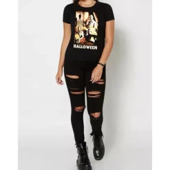 Halloween Michael Myers T-shirt Print Graphic For Couple's Men's Women's Adults' Halloween Carnival Masquerade Hot Stamping Casual Daily