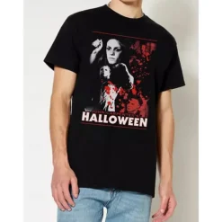 Halloween Michael Myers T-shirt Print Graphic For Couple's Men's Women's Adults' Halloween Carnival Masquerade Hot Stamping Casual Daily