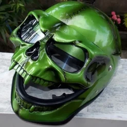 Halloween Motorcycle Skull Mask Skull Skeleton Visor With Adjustable Skeleton Helmets Motorcycle For Young People