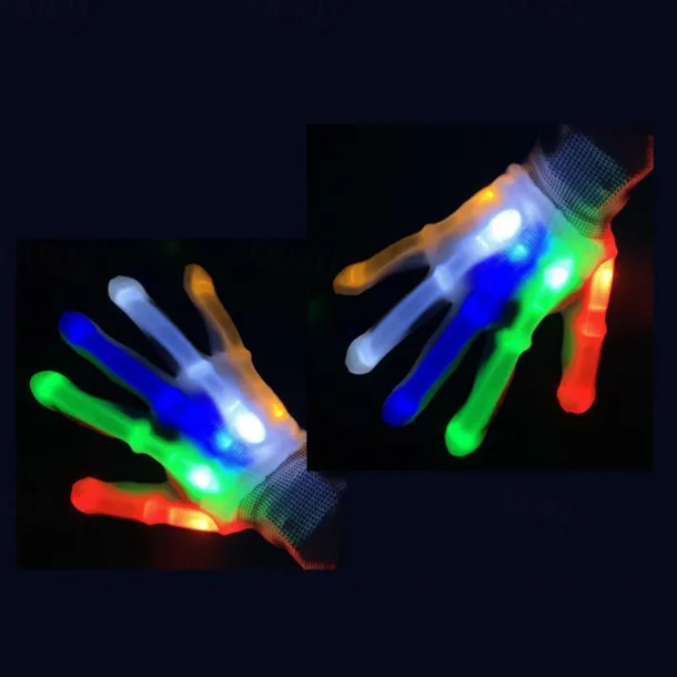 Halloween Neon Mask Led Mask Masque Masquerade Party Masks Light Glow In The Dark Funny Masks