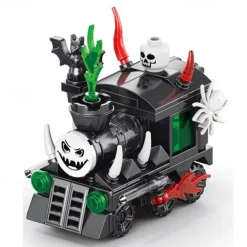 Halloween Party Favors Toys for Kids, Halloween Haunted House 6 in 1 Building Blocks Set Gift 601PCS,Halloween Toys Mini Cute Bricks Goodie Bags Fillers Classroom Prizes for Boys or Girls 6-12