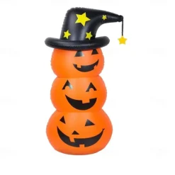 Halloween Pumpkin Balloon Inflatable Pumpkin Man Extra Large 53.1 inches (135 cm) Pumpkin Rocking Party Decoration Decoration Accessory for Home Decoration Luxury Costume School Festival Cultural