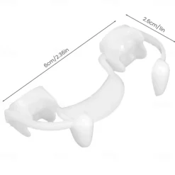 Halloween Retractable Vampire Teeth Dentures Zombie Teeth Silicone Dentures Halloween Decoration Horror Vampire Party Props Decoration