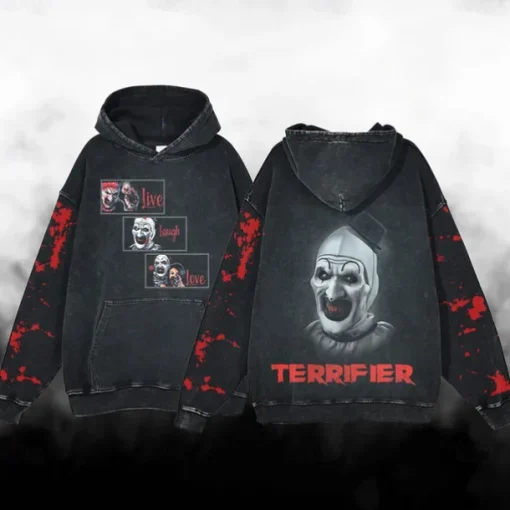 Halloween Scream Ghostface Skull Skeleton Hoodie Oversized Acid Washed Tee Print Front Pocket Graphic For Couple's Men's Women's Adults' Masquerade Hot Stamping Casual Daily