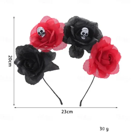 Halloween skull antler headband Bar party decoration Headband hair accessories