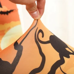 Halloween Skull Pattern Dining Chair Cover Festival Table Decor Dress-up Props For Decoration